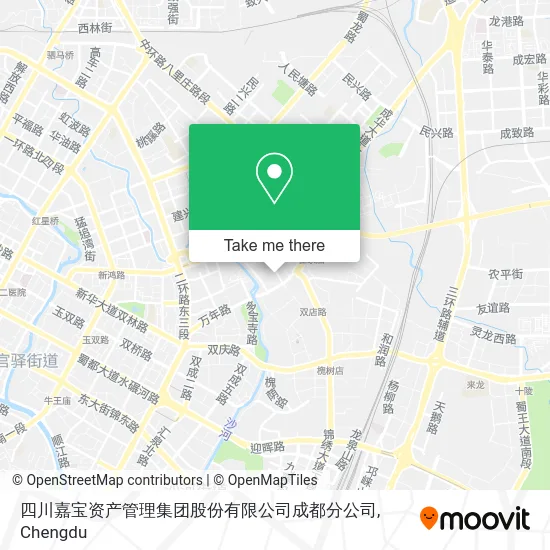 四川嘉宝资产管理集团股份有限公司成都分公司 map