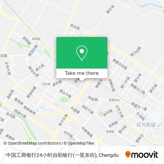 中国工商银行24小时自助银行(一里东街) map