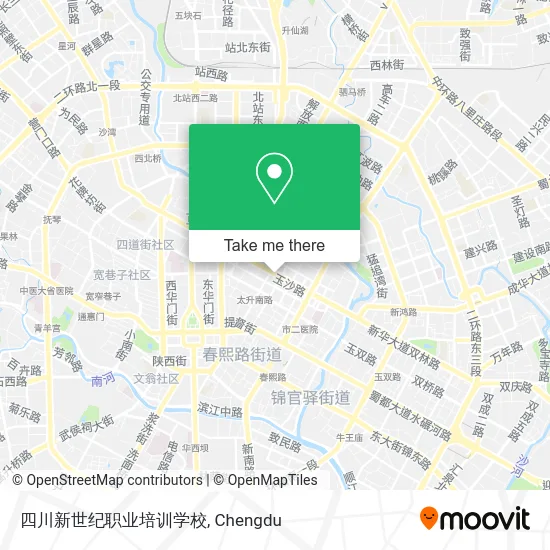 四川新世纪职业培训学校 map