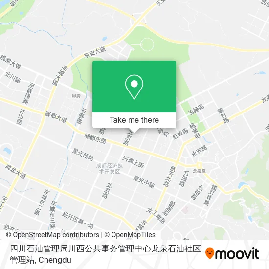 四川石油管理局川西公共事务管理中心龙泉石油社区管理站 map