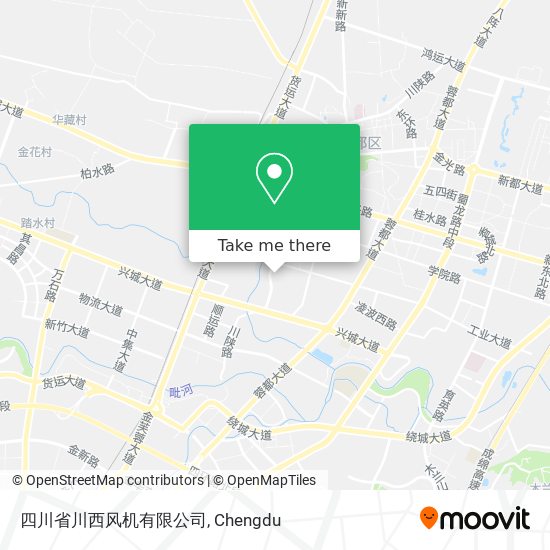 四川省川西风机有限公司 map