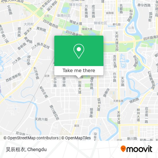 昊辰租衣 map