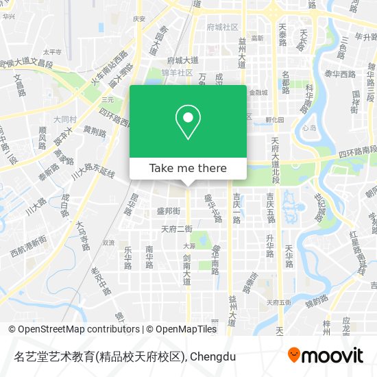 名艺堂艺术教育(精品校天府校区) map