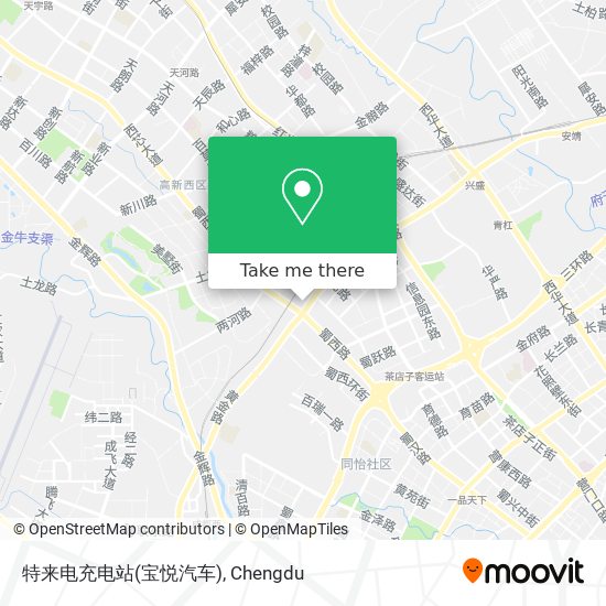特来电充电站(宝悦汽车) map