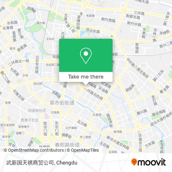 武新国天祺商贸公司 map