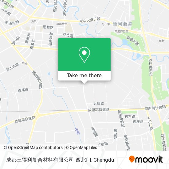 成都三得利复合材料有限公司-西北门 map