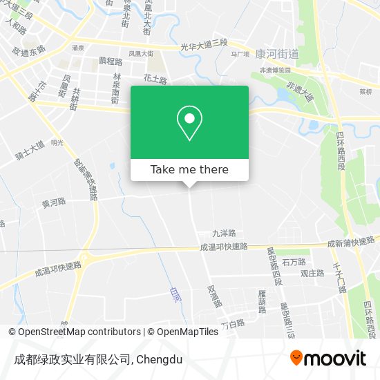 成都绿政实业有限公司 map