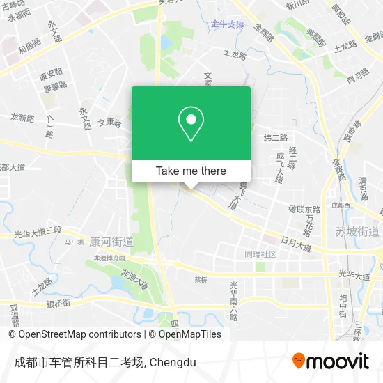 成都市车管所科目二考场 map
