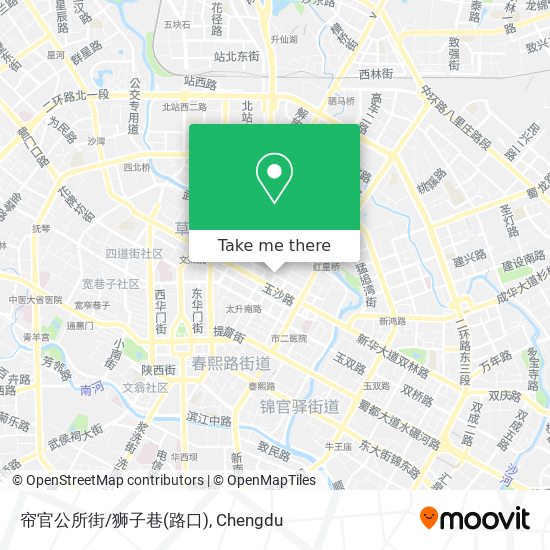 帘官公所街/狮子巷(路口) map