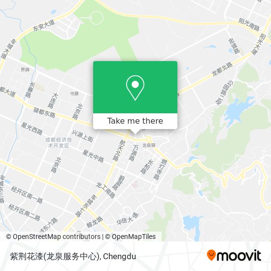紫荆花漆(龙泉服务中心) map