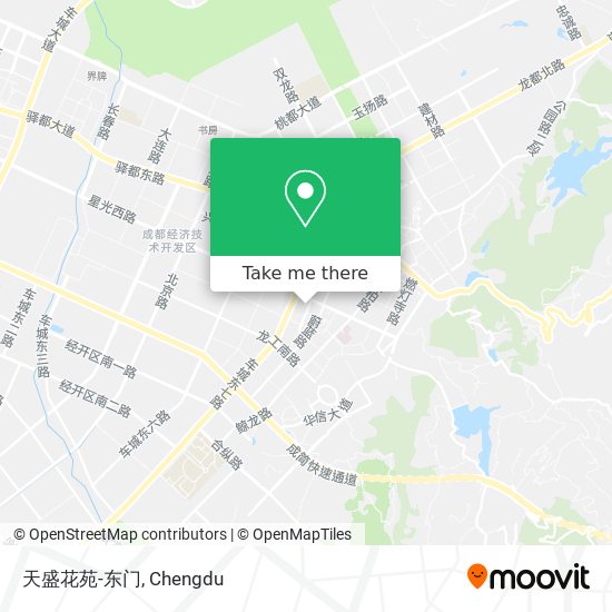 天盛花苑-东门 map