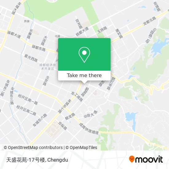 天盛花苑-17号楼 map