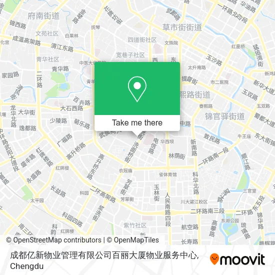 成都亿新物业管理有限公司百丽大厦物业服务中心 map