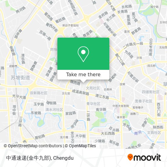 中通速递(金牛九部) map