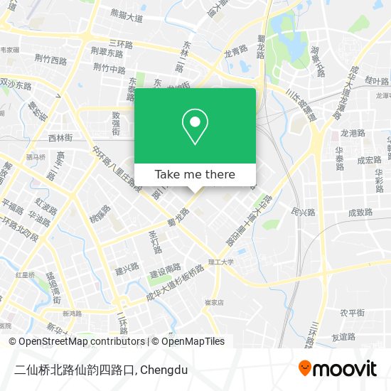 二仙桥北路仙韵四路口 map