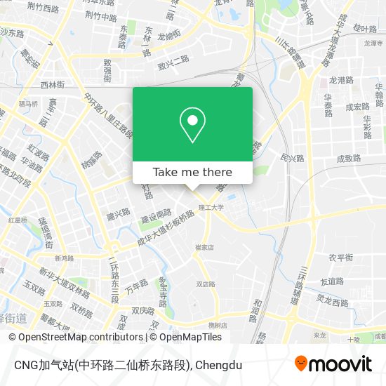 CNG加气站(中环路二仙桥东路段) map