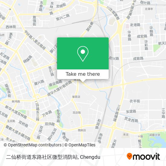 二仙桥街道东路社区微型消防站 map