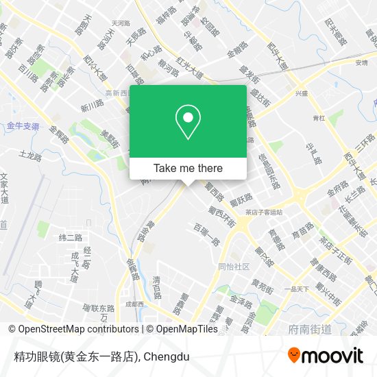 精功眼镜(黄金东一路店) map