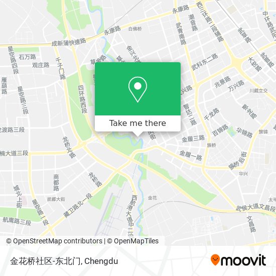 金花桥社区-东北门 map