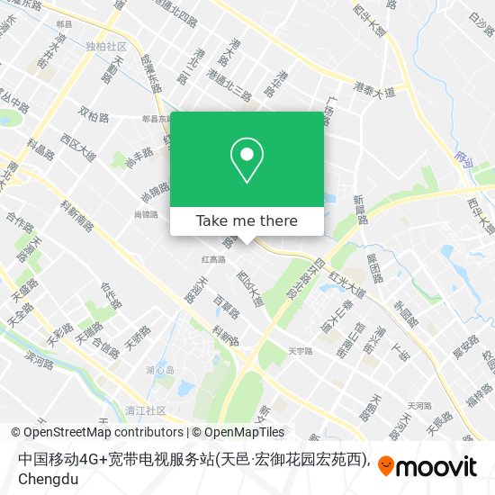 中国移动4G+宽带电视服务站(天邑·宏御花园宏苑西) map