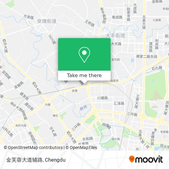 金芙蓉大道辅路 map