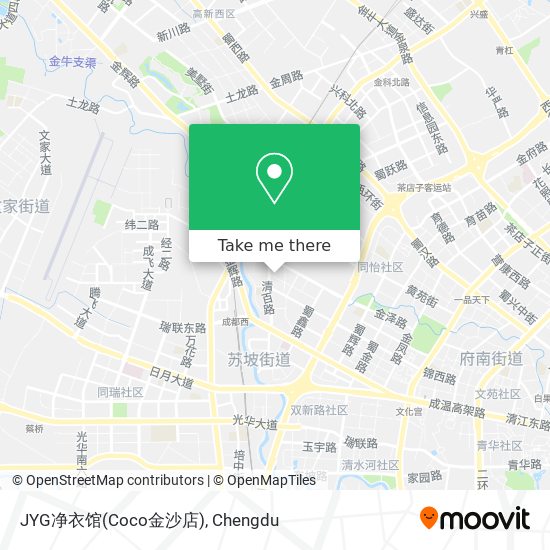 JYG净衣馆(Coco金沙店) map