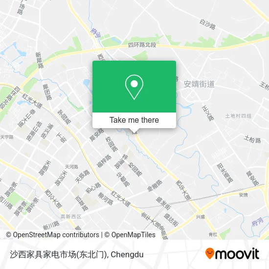 沙西家具家电市场(东北门) map