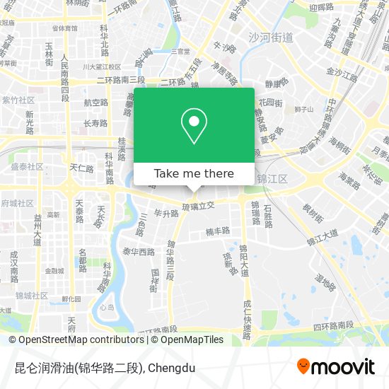 昆仑润滑油(锦华路二段) map