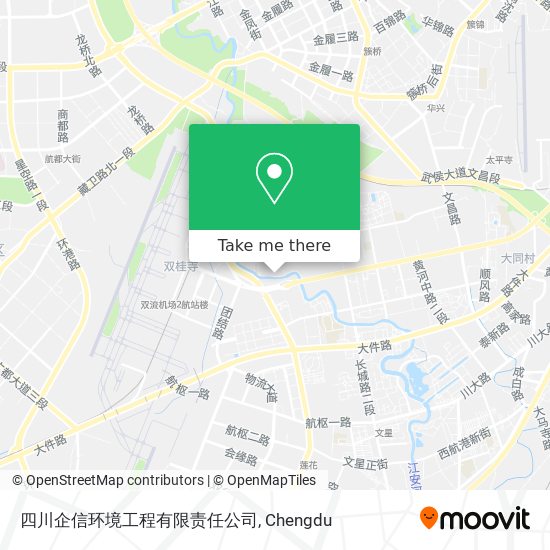 四川企信环境工程有限责任公司 map