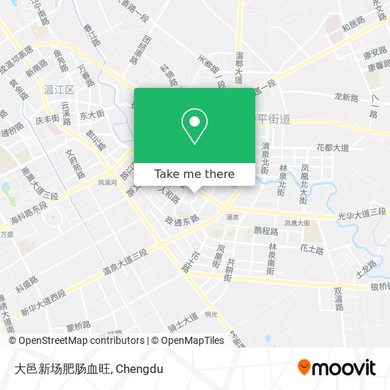 大邑新场肥肠血旺 map