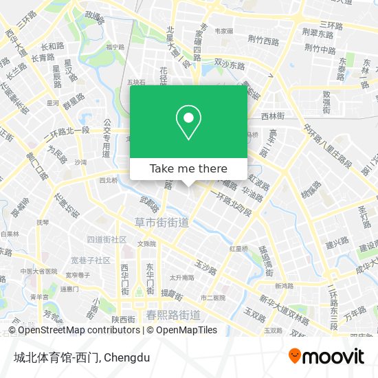 城北体育馆-西门 map