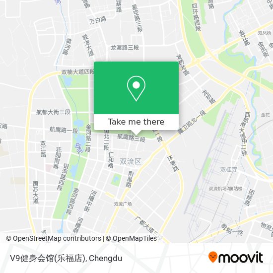 V9健身会馆(乐福店) map