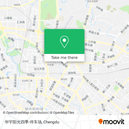 华宇阳光四季-停车场 map
