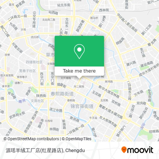 源瑶羊绒工厂店(红星路店) map