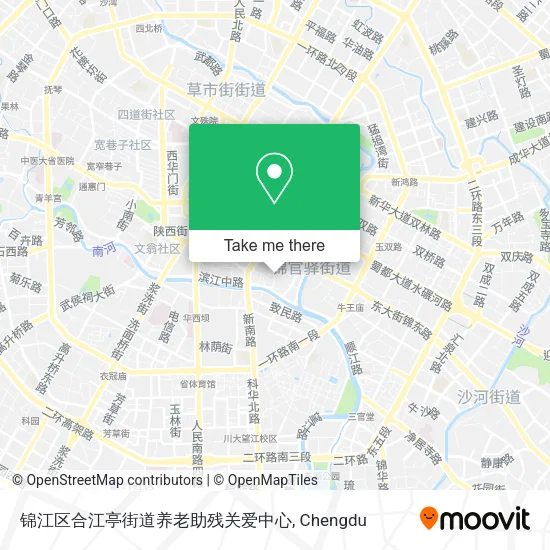 锦江区合江亭街道养老助残关爱中心 map