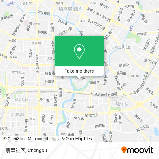 翡翠社区 map