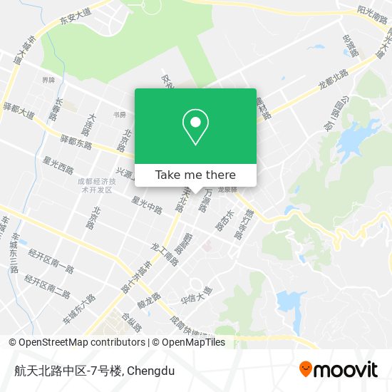 航天北路中区-7号楼 map