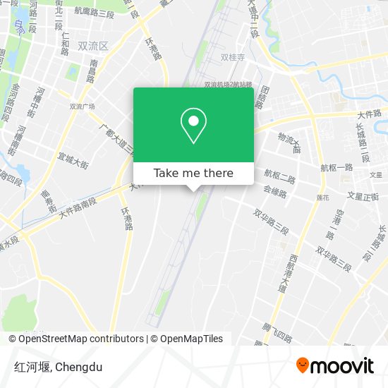 红河堰 map