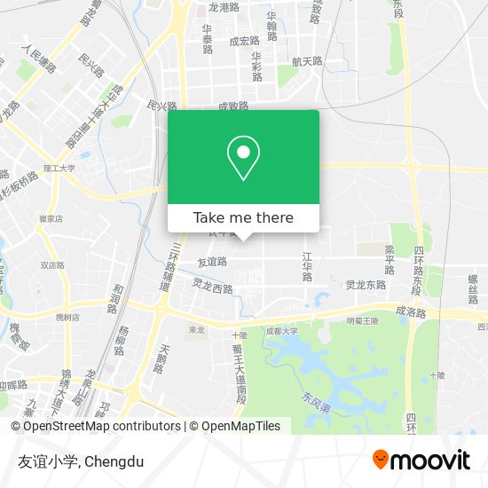 友谊小学 map