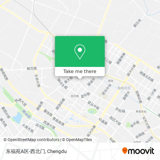 东福苑A区-西北门 map