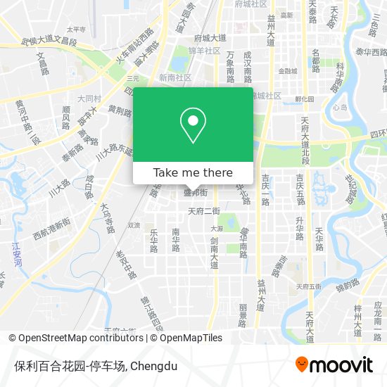 保利百合花园-停车场 map