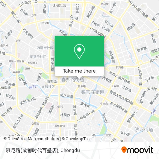 班尼路(成都时代百盛店) map