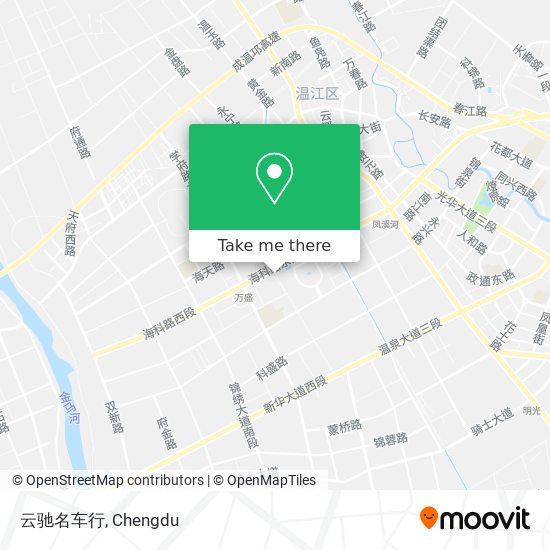 云驰名车行 map