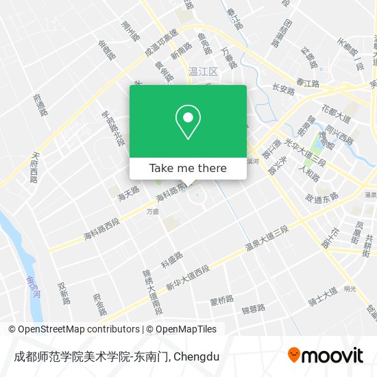 成都师范学院美术学院-东南门 map