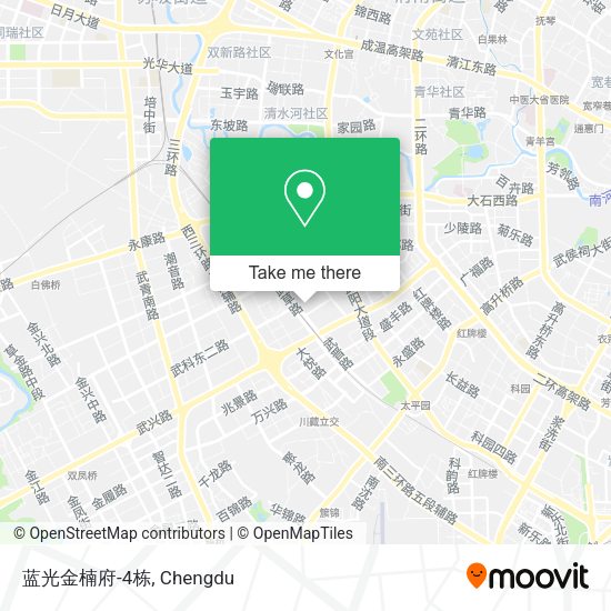 蓝光金楠府-4栋 map