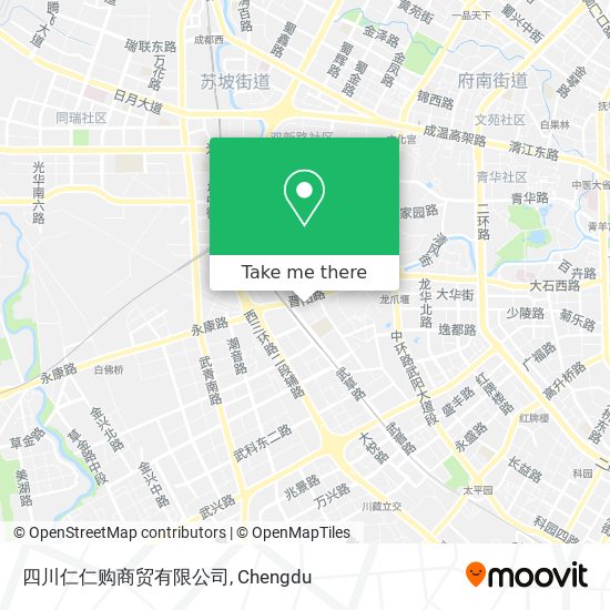 四川仁仁购商贸有限公司 map