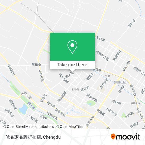 优品惠品牌折扣店 map