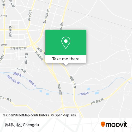 界牌小区 map