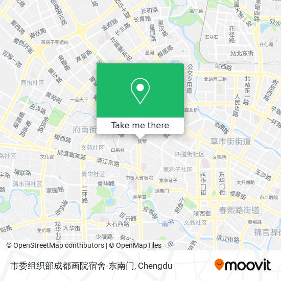 市委组织部成都画院宿舍-东南门 map