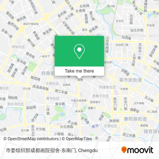 市委组织部成都画院宿舍-东南门 map